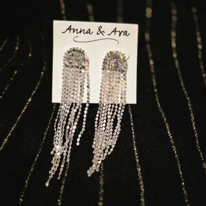 Anna & Ava Silver Dangle Earrings